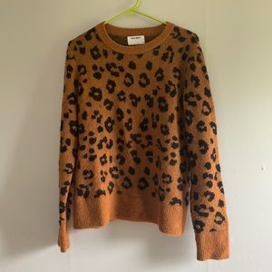 Leopard print sweater